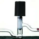 Merck Synthware 180 degree high vacuum valve with protected o-rings
