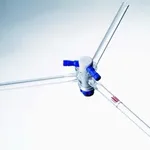 Merck Synthware 120 degree bore PTFE stopcock