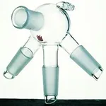 Merck Synthware distillation distribution adapter with vacuum hose connection