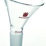 Merck Synthware powder funnel with 60 degree offset
