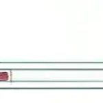 Merck Synthware water jacketed distillation column with removable hose connections