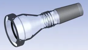 Merck Ace receiving flask adapter