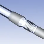 Merck Ace vapor duct tube, for condenser `V` assembly