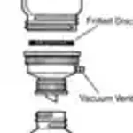 Merck Aldrich pressure filter/drying funnel assemblies with removable fritted disc