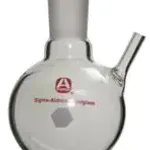 Merck Aldrich round-bottom flask with septum-inlet