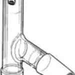 Merck Aldrich three-way adapter with thermometer joint