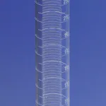 Merck Pyrex graduated cylinders with Pyrex stopper