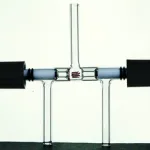 Merck Synthware 3-way high vacuum valve