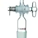 Merck Synthware 90 degree vacuum adapter with glass stopcock
