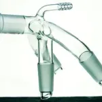 Merck Synthware distilling receiver with hose connection