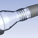 Merck Ace receiving flask adapter