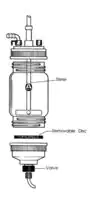 Merck Solid-phase peptide synthesis flask