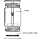 Merck Solid-phase peptide synthesis flask