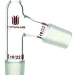 Merck Synthware distilling adapter with compression cap