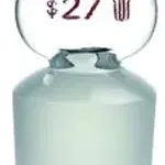 Merck Synthware flask length pennyhead stopper, solid