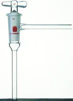 Merck Synthware high vacuum 90 degree stopcock with hollow plug