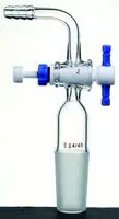 Merck Synthware metering flow control adapter with PTFE stopcock