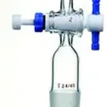 Merck Synthware metering flow control adapter with PTFE stopcock