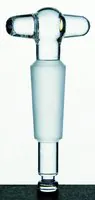 Merck Synthware straight bore glass stopcock plug