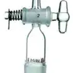 Merck Synthware straight vacuum adapter with glass stopcock