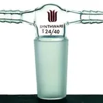 Merck Synthware twin hose connecting adapter