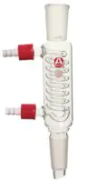 Merck Aldrich coiled condenser with SafetyBarb hose connectors
