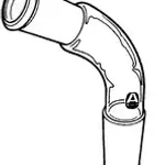 Merck Aldrich bent distilling adapters, 105°