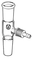 Merck Aldrich gas-inlet adapter with SafetyBarb hose connector