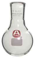 Merck Aldrich single-neck round-bottom flask with Clear-Seal joint