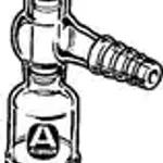 Merck High-vacuum valve adapter