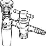 Merck Tubing adapter with Torion connection and stopcock