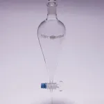 Merck Pyrex Separating funnel, conical, PTFE key