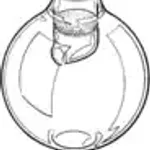 Merck Aldrich anticlimb splash-guard adapter with fritted disc