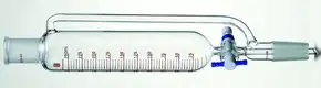 Merck Synthware pressure equalizing addition funnel with metering stopcock