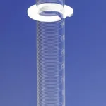 Merck Pyrex class A serialized/certified single metric scale graduated cylinder