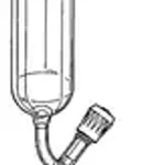 Merck Addition funnel with Rotaflo stopcock, and glass stopcock on side-arm