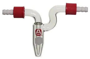 Merck Aldrich gas bubbler with SafetyBarb hose connectors