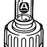 Merck Aldrich Schlenk-type male joint cap