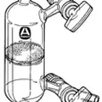 Merck Double-ended filter with a glass stopcock on each of the two side-arms