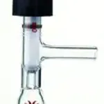 Merck Synthware 90 degree inlet connector with high vacuum valve