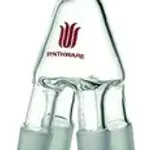 Merck Synthware cow style distillation receiver