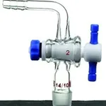 Merck Synthware vacuum adapter with PTFE stopcock