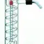 Merck Synthware reflux condenser with large cooling capacity and removeable hose connection