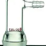 Merck Synthware vacuum or argon adapter with hose connection on side