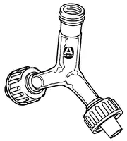 Merck Three-way adapter