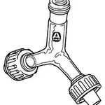 Merck Three-way adapter