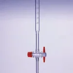 Merck Pyrex Burettes, class AS works certified with PTFE key