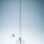 Merck Pyrex Burettes, class AS, automatic zero with PTFE key