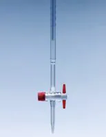Merck Pyrex Burettes, Schellbach, class AS with PTFE key