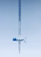 Merck Pyrex Burettes, Schellbach, class AS with glass key